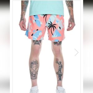 Boardies Overlay 5" Swim Short Size XL NWT Peach